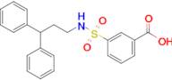 3-[(3,3-diphenylpropyl)sulfamoyl]benzoic acid