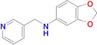 n-(Pyridin-3-ylmethyl)-1,3-dioxaindan-5-amine