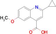 2-Cyclopropyl-6-methoxyquinoline-4-carboxylic acid