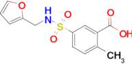 5-[(furan-2-ylmethyl)sulfamoyl]-2-methylbenzoic acid