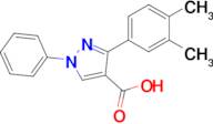 3-(3,4-Dimethylphenyl)-1-phenyl-1h-pyrazole-4-carboxylic acid