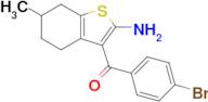 3-(4-Bromobenzoyl)-6-methyl-4,5,6,7-tetrahydro-1-benzothiophen-2-amine