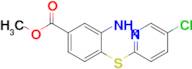 Methyl 3-amino-4-[(5-chloropyridin-2-yl)sulfanyl]benzoate