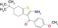 6-tert-Butyl-3-(4-methoxybenzoyl)-4,5,6,7-tetrahydro-1-benzothiophen-2-amine