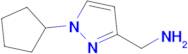 (1-Cyclopentyl-1h-pyrazol-3-yl)methanamine