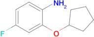 2-(Cyclopentyloxy)-4-fluoroaniline