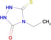 4-ethyl-5-sulfanylidene-1,2,4-triazolidin-3-one