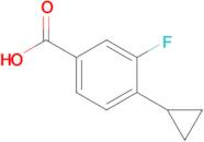 4-Cyclopropyl-3-fluorobenzoic acid