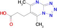 3-{dimethyl-[1,2,3,4]tetrazolo[1,5-a]pyrimidin-6-yl}propanoic acid