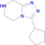 3-Cyclopentyl-5h,6h,7h,8h-[1,2,4]triazolo[4,3-a]pyrazine