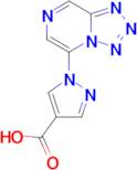 1-{[1,2,3,4]tetrazolo[1,5-a]pyrazin-5-yl}-1h-pyrazole-4-carboxylic acid