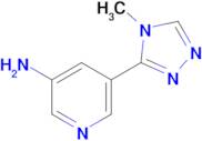 5-(4-Methyl-4h-1,2,4-triazol-3-yl)pyridin-3-amine