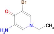 3-Amino-5-bromo-1-ethyl-1,4-dihydropyridin-4-one