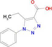 5-Ethyl-1-phenyl-1h-1,2,3-triazole-4-carboxylic acid