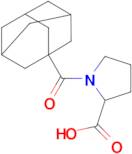 1-(Adamantane-1-carbonyl)pyrrolidine-2-carboxylic acid