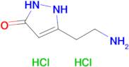 5-(2-Aminoethyl)-2,3-dihydro-1h-pyrazol-3-one dihydrochloride