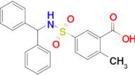 5-[(diphenylmethyl)sulfamoyl]-2-methylbenzoic acid