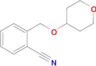 2-[(oxan-4-yloxy)methyl]benzonitrile