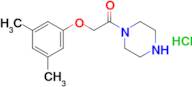 2-(3,5-Dimethylphenoxy)-1-(piperazin-1-yl)ethan-1-one hydrochloride