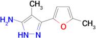 4-Methyl-3-(5-methylfuran-2-yl)-1h-pyrazol-5-amine