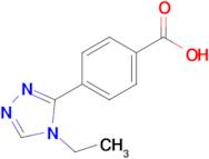 4-(4-Ethyl-4h-1,2,4-triazol-3-yl)benzoic acid