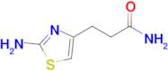 3-(2-Amino-1,3-thiazol-4-yl)propanamide