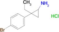 2-(4-Bromophenyl)-2-ethylcyclopropan-1-amine hydrochloride