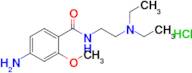 4-Amino-n-[2-(diethylamino)ethyl]-2-methoxybenzamide hydrochloride