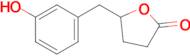 5-[(3-hydroxyphenyl)methyl]oxolan-2-one