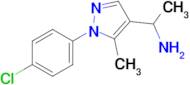 1-[1-(4-chlorophenyl)-5-methyl-1h-pyrazol-4-yl]ethan-1-amine