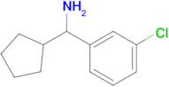 (3-Chlorophenyl)(cyclopentyl)methanamine