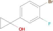 1-(4-Bromo-3-fluorophenyl)cyclopropan-1-ol