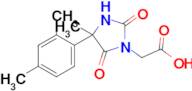 2-[4-(2,4-dimethylphenyl)-4-methyl-2,5-dioxoimidazolidin-1-yl]acetic acid