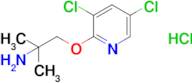 2-(2-Amino-2-methylpropoxy)-3,5-dichloropyridine hydrochloride