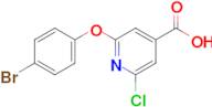 2-(4-Bromophenoxy)-6-chloropyridine-4-carboxylic acid