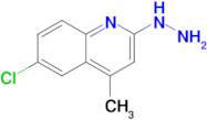 6-Chloro-2-hydrazinyl-4-methylquinoline