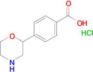 4-(Morpholin-2-yl)benzoic acid hydrochloride