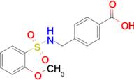 4-[(2-methoxybenzenesulfonamido)methyl]benzoic acid