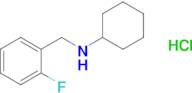 n-[(2-fluorophenyl)methyl]cyclohexanamine hydrochloride