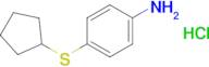 4-(Cyclopentylsulfanyl)aniline hydrochloride