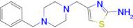 4-[(4-benzylpiperazin-1-yl)methyl]-1,3-thiazol-2-amine