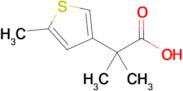 2-Methyl-2-(5-methylthiophen-3-yl)propanoic acid