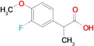 2-(3-Fluoro-4-methoxyphenyl)propanoic acid