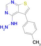 4-Hydrazinyl-5-(4-methylphenyl)thieno[2,3-d]pyrimidine