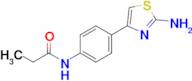 n-[4-(2-amino-1,3-thiazol-4-yl)phenyl]propanamide