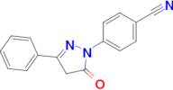 4-(5-Oxo-3-phenyl-4,5-dihydro-1h-pyrazol-1-yl)benzonitrile