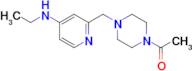 1-(4-{[4-(ethylamino)pyridin-2-yl]methyl}piperazin-1-yl)ethan-1-one