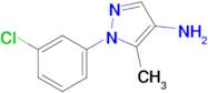 1-(3-Chlorophenyl)-5-methyl-1h-pyrazol-4-amine