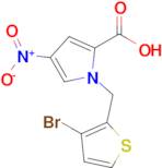 1-[(3-bromothiophen-2-yl)methyl]-4-nitro-1h-pyrrole-2-carboxylic acid