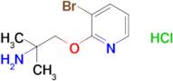 2-(2-Amino-2-methylpropoxy)-3-bromopyridine hydrochloride